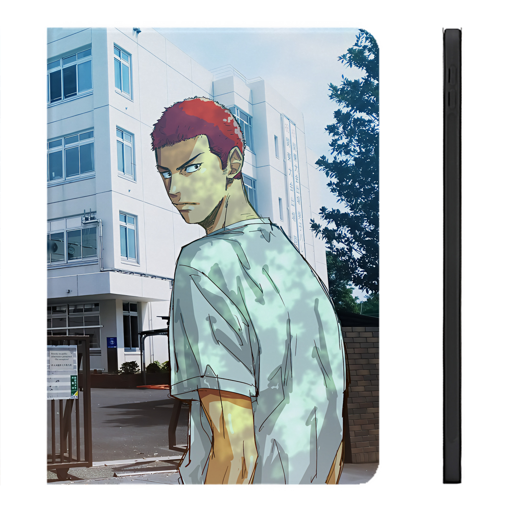 （画像用） SLAM DUNK／スラムダンク IPadケース ペンホルダー付き ブックスタイルデザイン